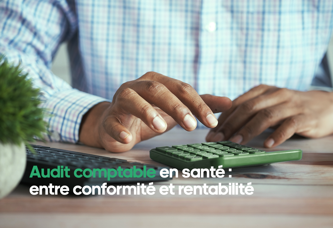 Un expert comptable en train de réaliser un audit.